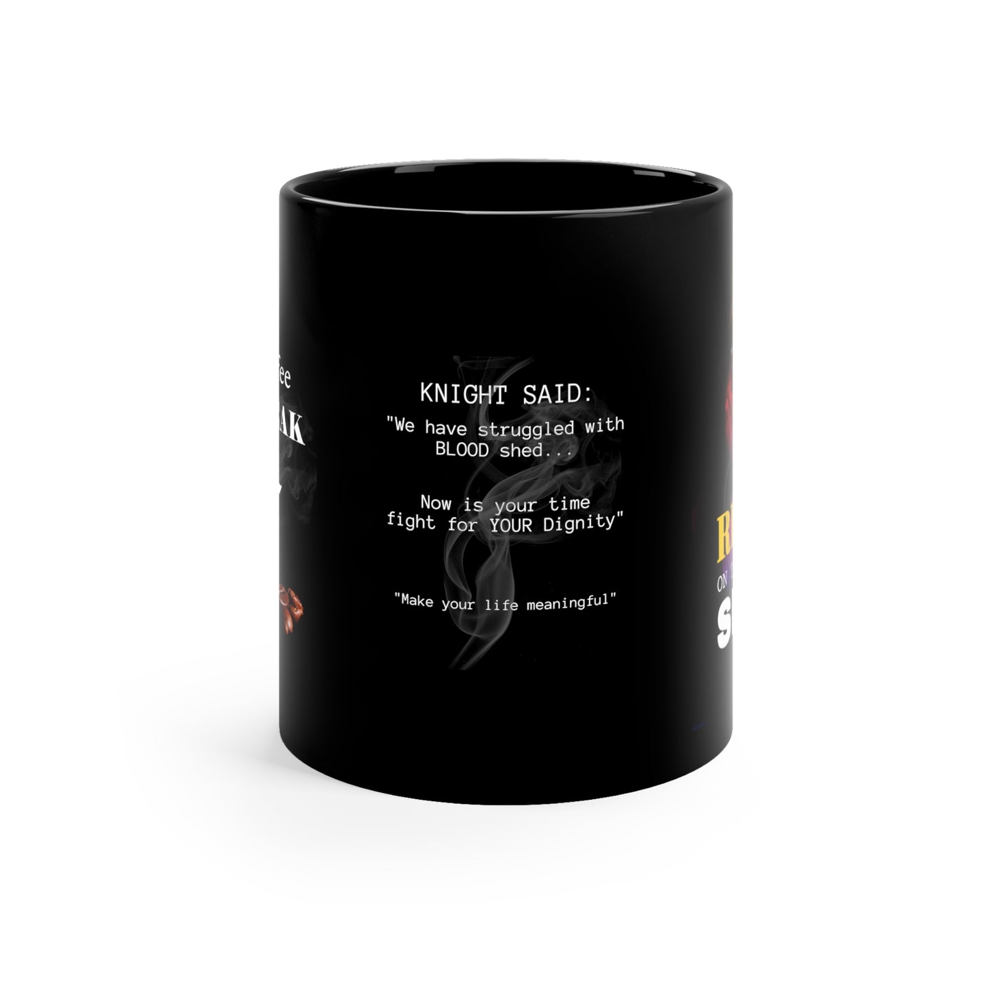 Coffee Break 003 (Black Coffee Mug 11oz) - by FCHANGER KNIGHT