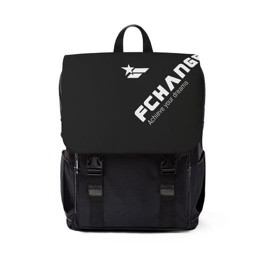 Casual Shoulder Backpack - Black (by FChanger Style)