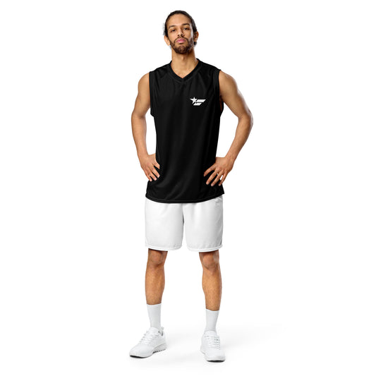 Basketball Jersey - FCHANGER SMALL LOGO, Black (by FChanger Style)