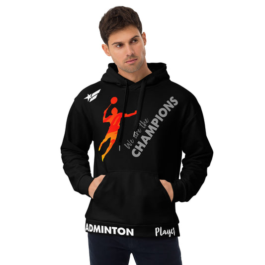 Champions007 - Badminton (Unisex Hoodie) by FCHANGER