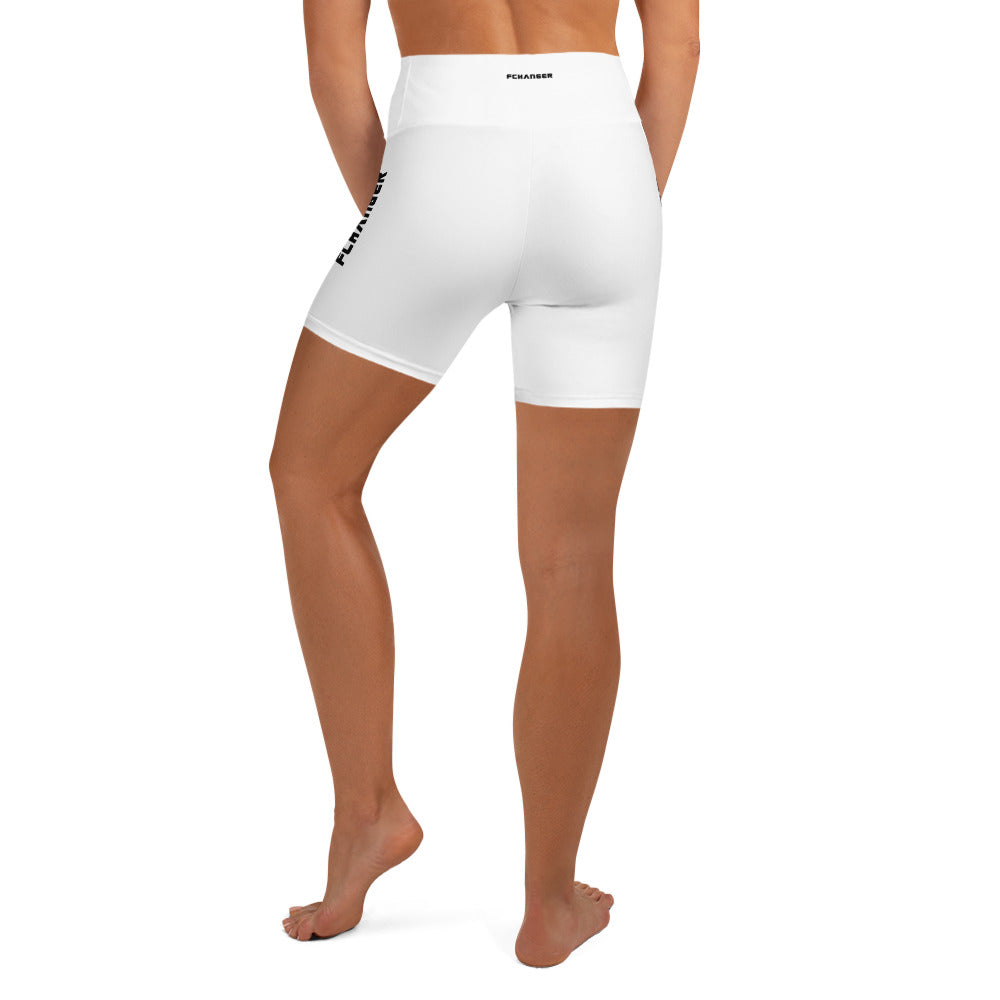 Workout Short Yoga - White (by FChange Style)