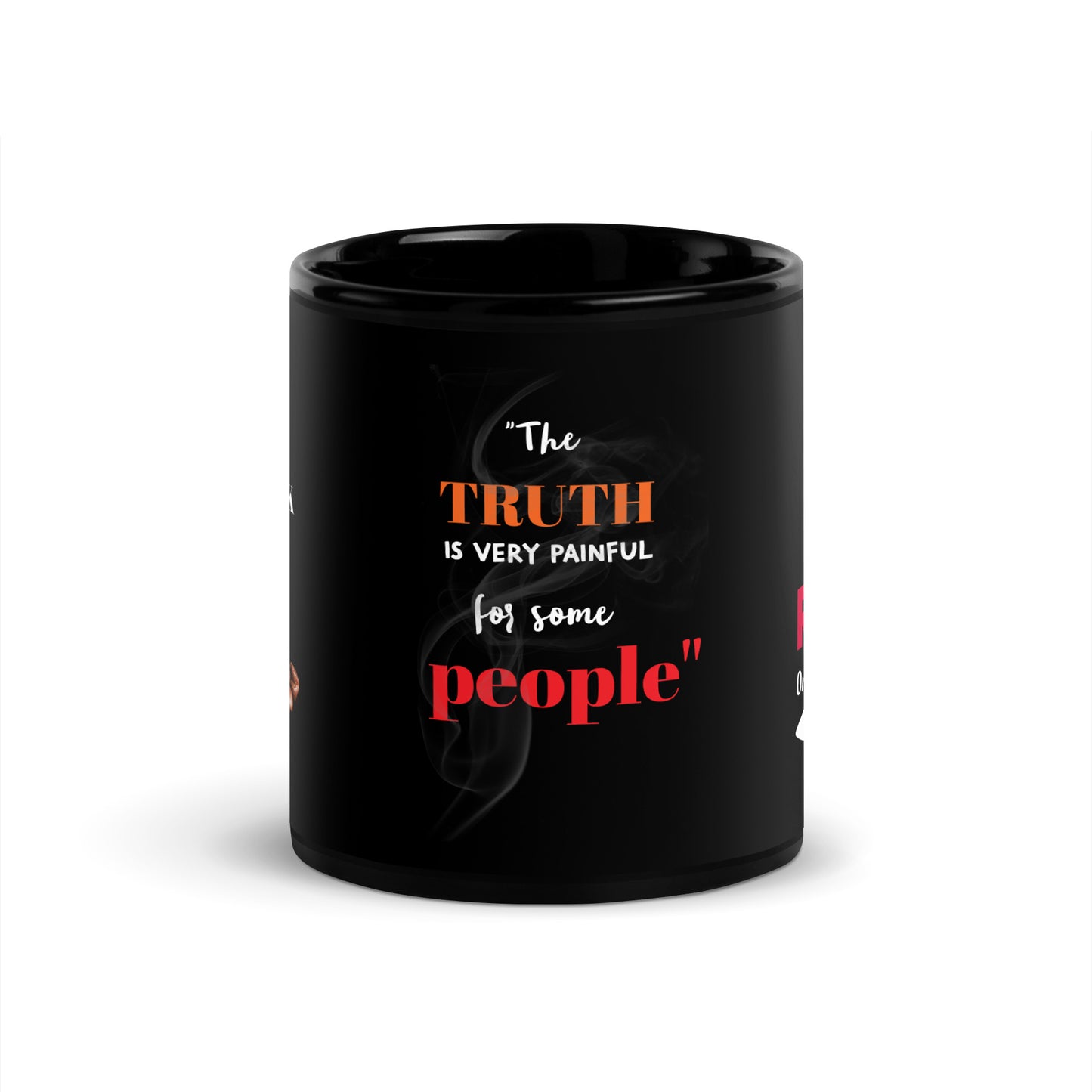 Coffee Break 002 (Black Glossy Mug 11oz & 15oz, TRUTH) -  by FCHANGER