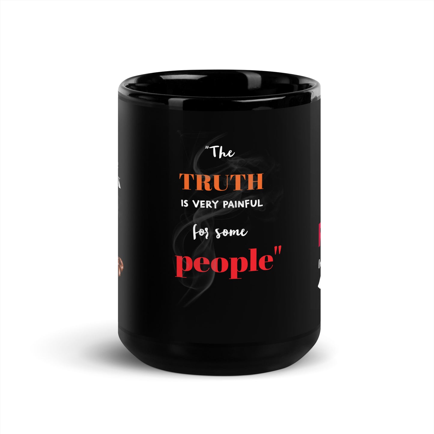 Coffee Break 002 (Black Glossy Mug 11oz & 15oz, TRUTH) -  by FCHANGER