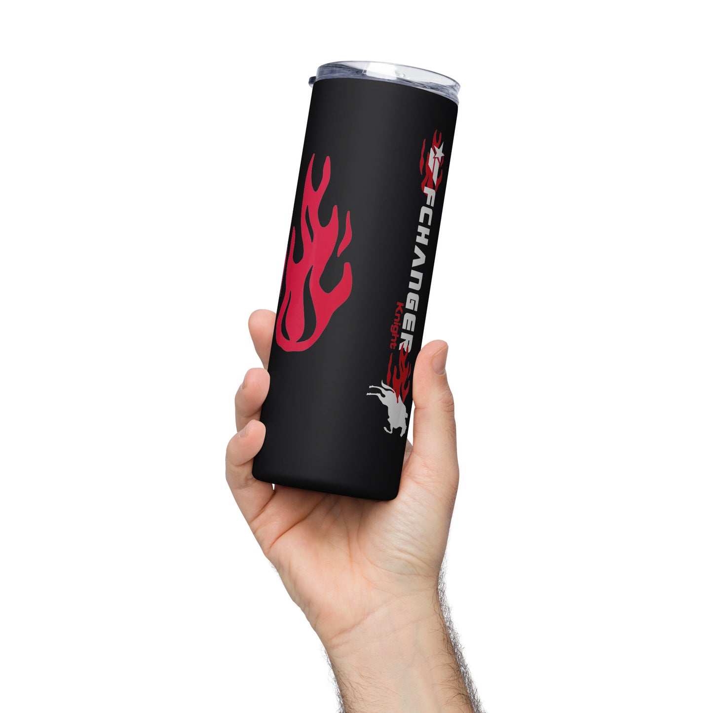 Stainless steel tumbler (Fire) by FCHANGER KNIGHT