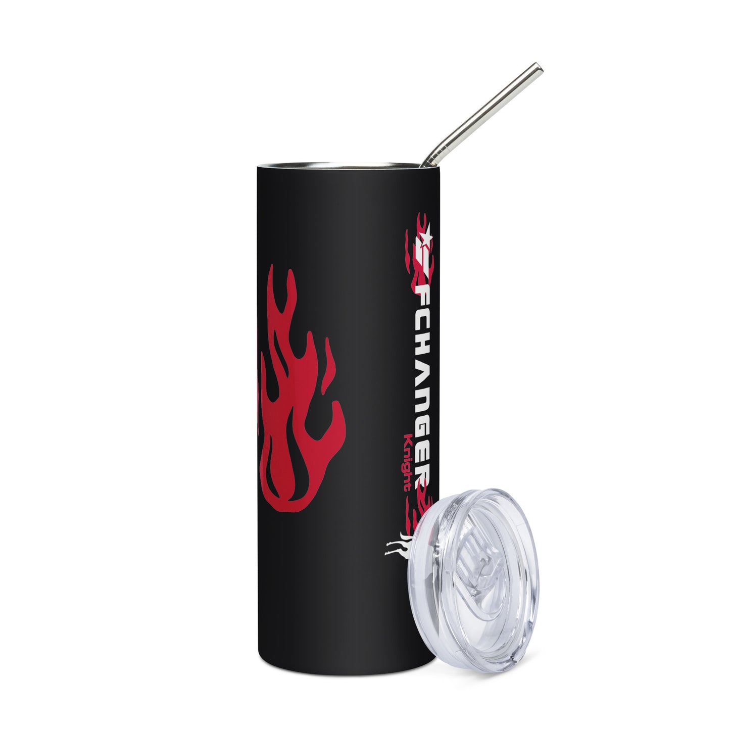 Stainless steel tumbler (Fire) by FCHANGER KNIGHT