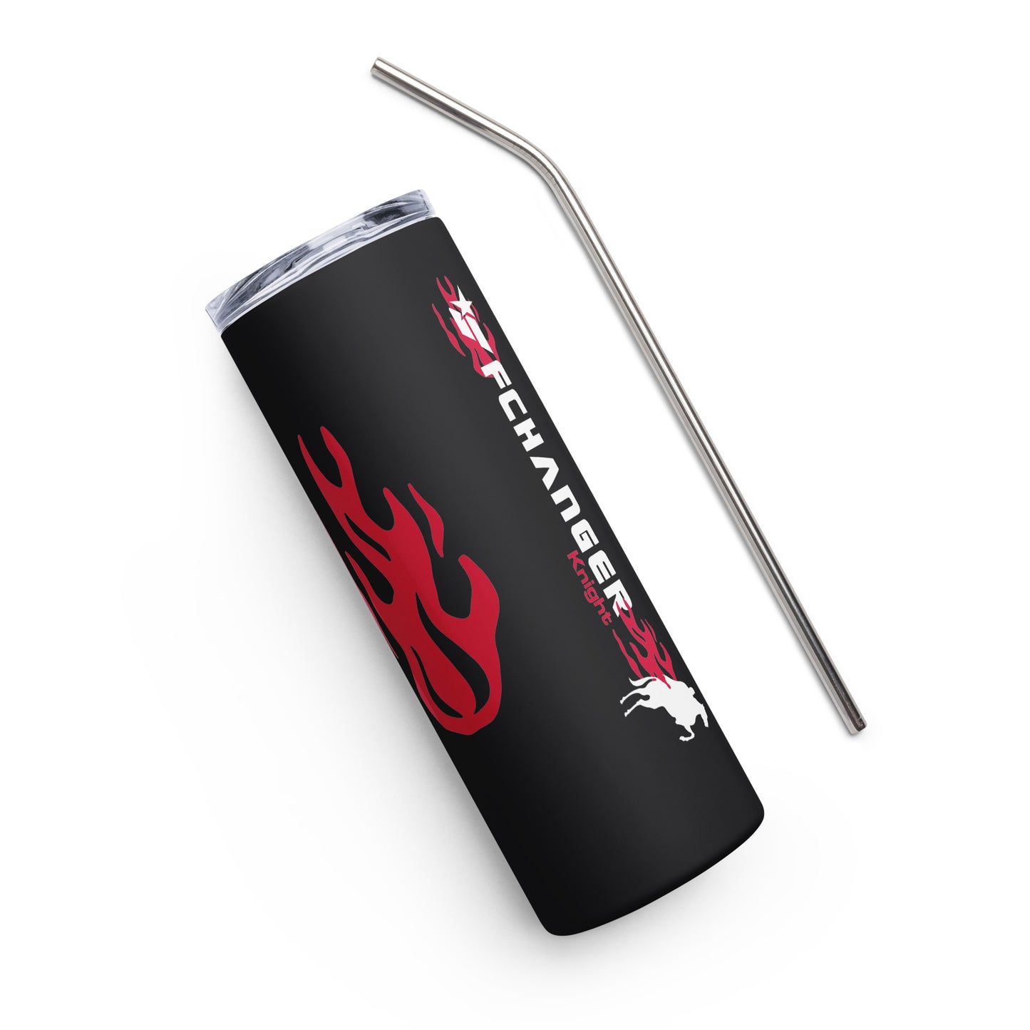 Stainless steel tumbler (Fire) by FCHANGER KNIGHT