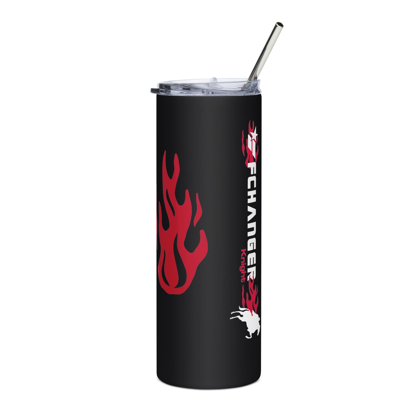 Stainless steel tumbler (Fire) by FCHANGER KNIGHT