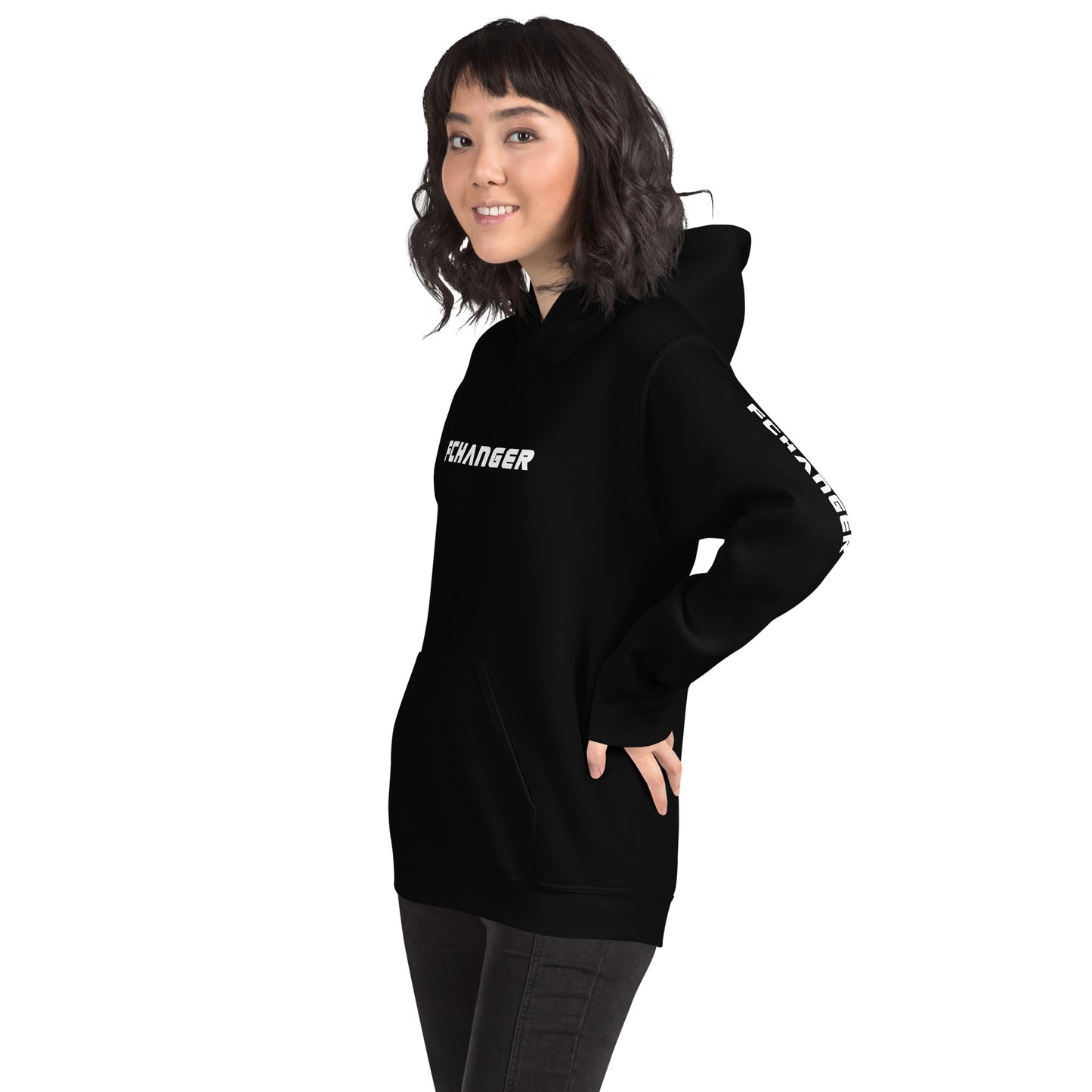 Women's Heavy Blend Hoodie - FCHANGER TEXT (by FChanger Style)