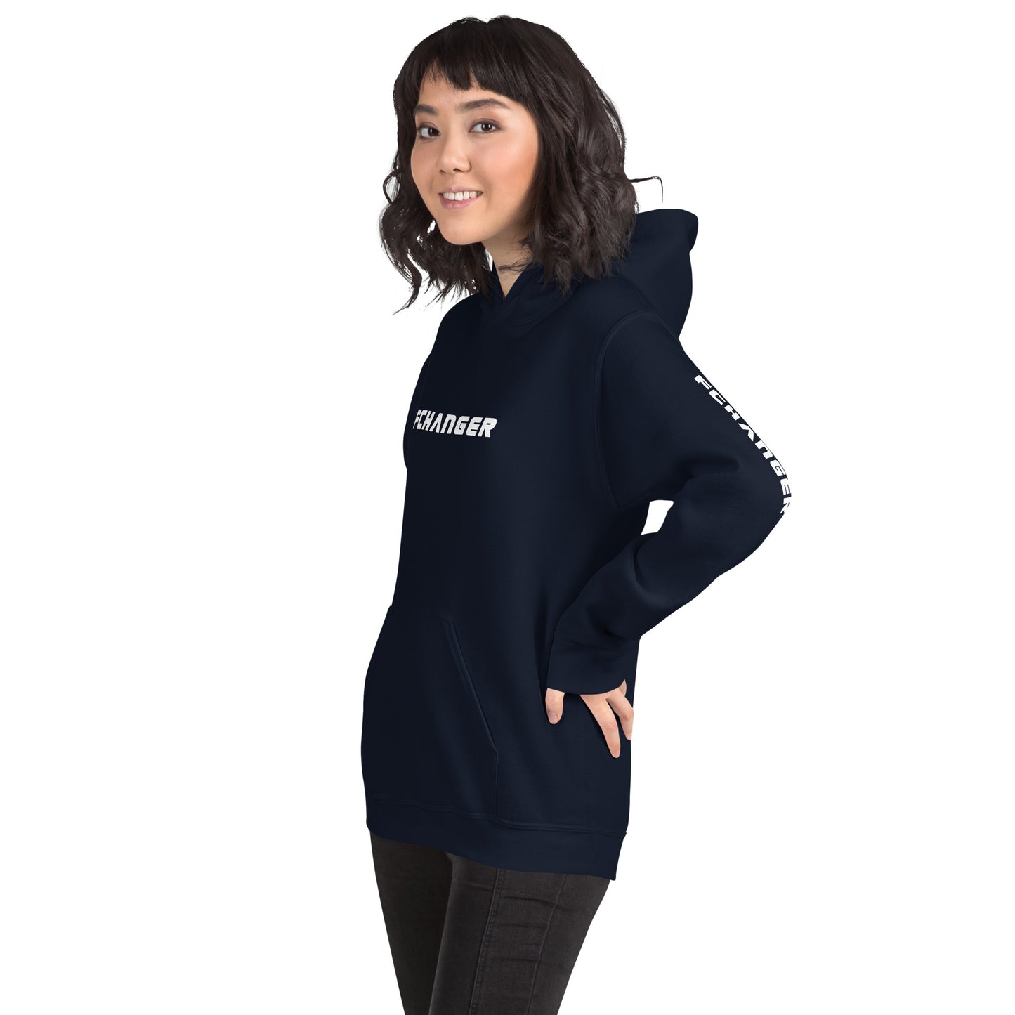 Women's Heavy Blend Hoodie - FCHANGER TEXT (by FChanger Style)