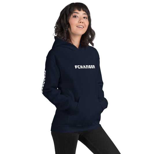 Women's Heavy Blend Hoodie - FCHANGER TEXT (by FChanger Style)